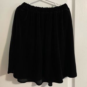 American Apparel Velvet Skirt
